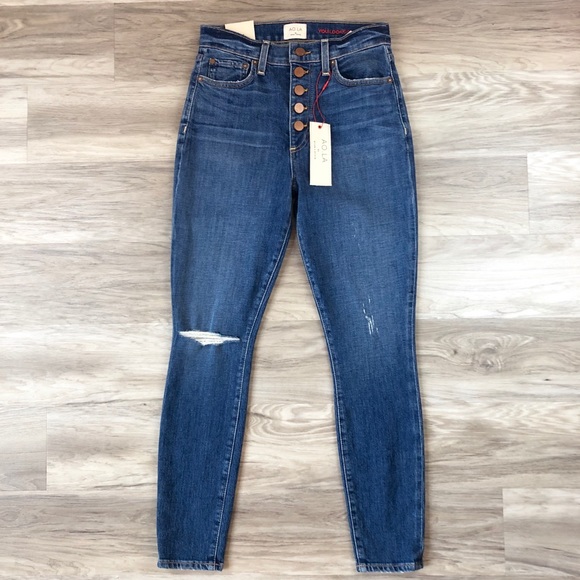 Alice + Olivia Denim - AO.LA High Rise Skinny Jeans